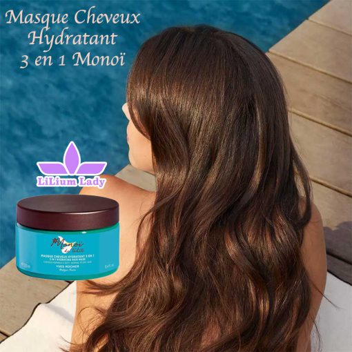 Masque-Cheveux-Hydratant-3-en-1-Monoi lilium lady