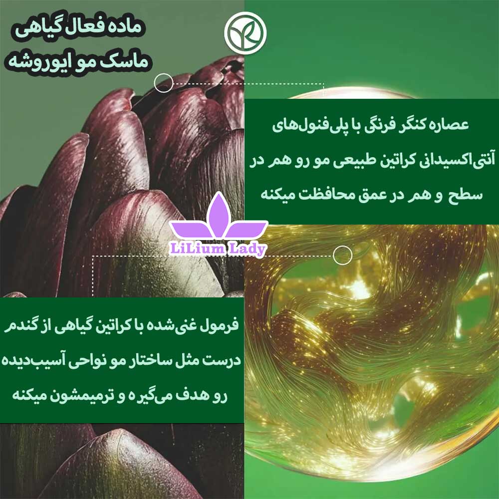 ماده-فعال-گیاهی-ماسک-مو-ایوروشه
