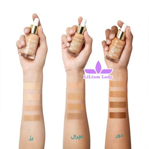 تست-رنگ-کرم-پودر-ایوروشه-روی-پوست